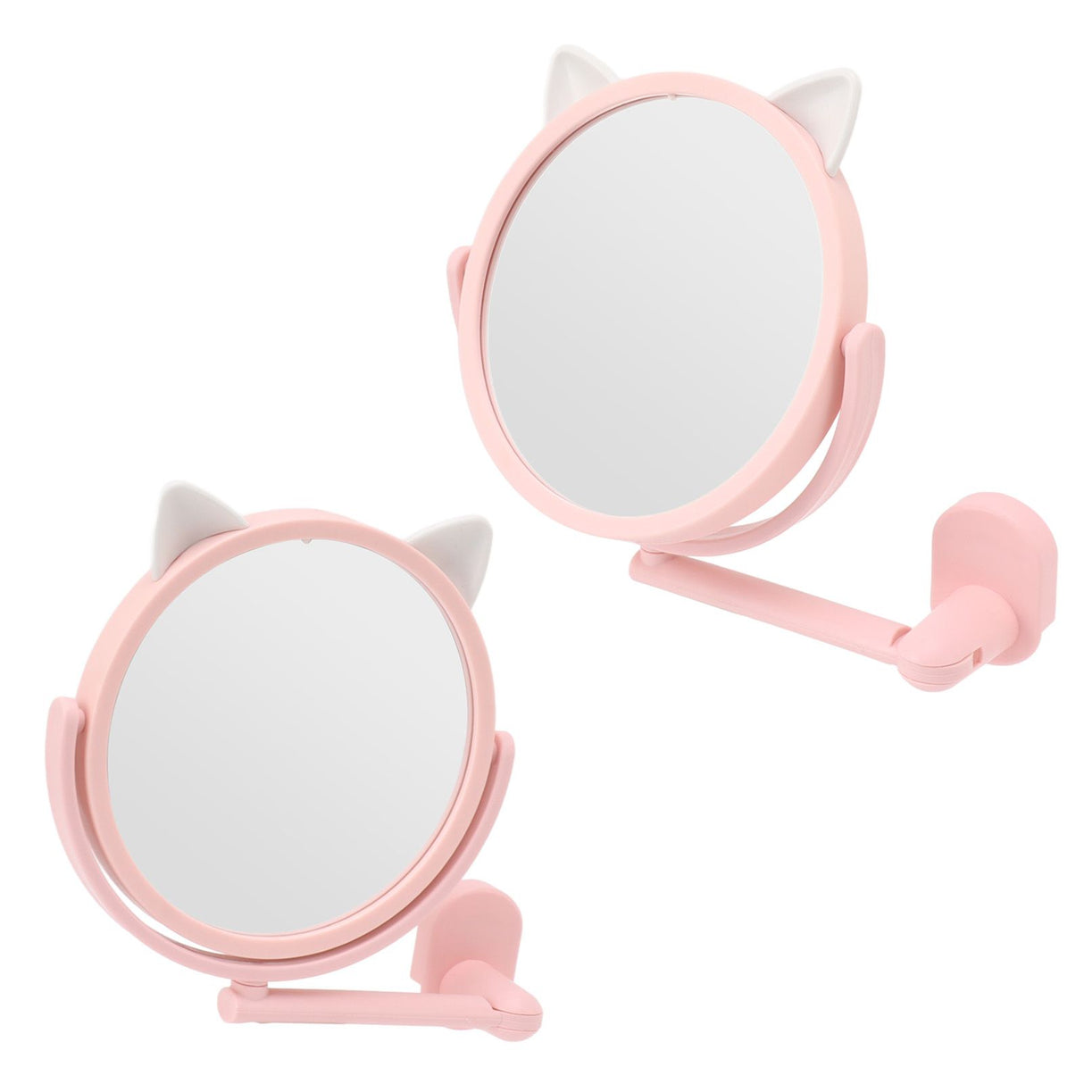 Makeup Mirror 16.5cm Diameter Clear Image Cosmetic Mirror Wall Mirror for Bathroom