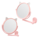 Makeup Mirror 16.5cm Diameter Clear Image Cosmetic Mirror Wall Mirror for Bathroom - Extra Image