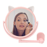 Makeup Mirror 16.5cm Diameter Clear Image Cosmetic Mirror Wall Mirror for Bathroom - Extra Image