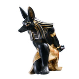 Creative Wine Rack Synthetic Resin Innovative Wine Rack Holder Single Bottle Wine Stand Table Ornament Anubis - Front View