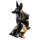 Creative Wine Rack Synthetic Resin Innovative Wine Rack Holder Single Bottle Wine Stand Table Ornament Anubis - Side View