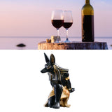 Creative Wine Rack Synthetic Resin Innovative Wine Rack Holder Single Bottle Wine Stand Table Ornament Anubis - Extra Image
