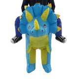 Inflatable Dinosaur Costume Halloween Cosplay Costume Party Riding Triangle Dinosaur Inflatable Doll Suit Adults 160‑190cm