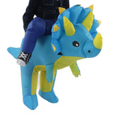 Inflatable Dinosaur Costume Halloween Cosplay Costume Party Riding Triangle Dinosaur Inflatable Doll Suit Adults 160‑190cm
