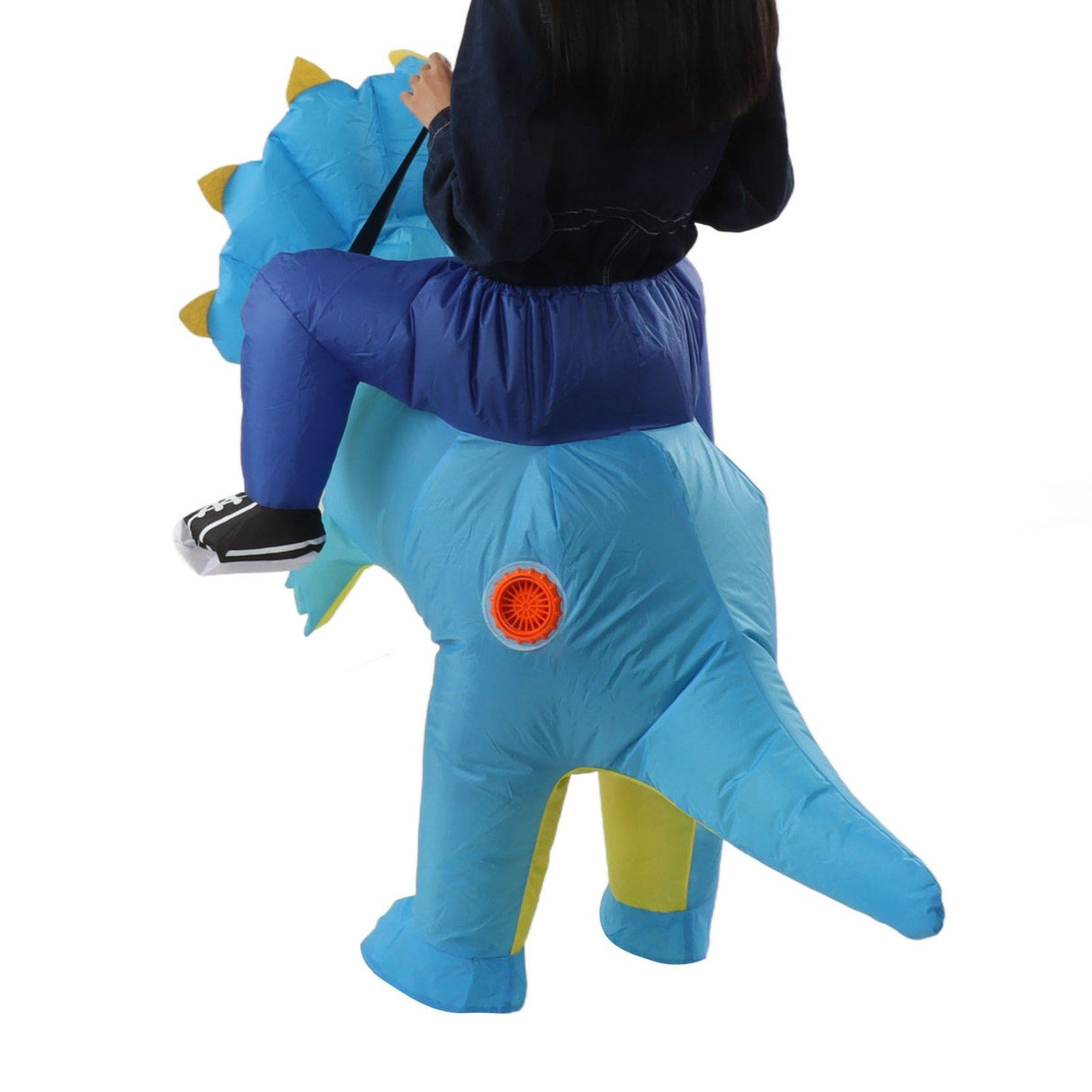 Inflatable Dinosaur Costume Halloween Cosplay Costume Party Riding Triangle Dinosaur Inflatable Doll Suit Adults 160‑190cm