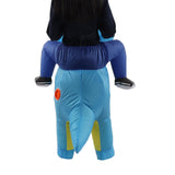 Inflatable Dinosaur Costume Halloween Cosplay Costume Party Riding Triangle Dinosaur Inflatable Doll Suit Adults 160‑190cm