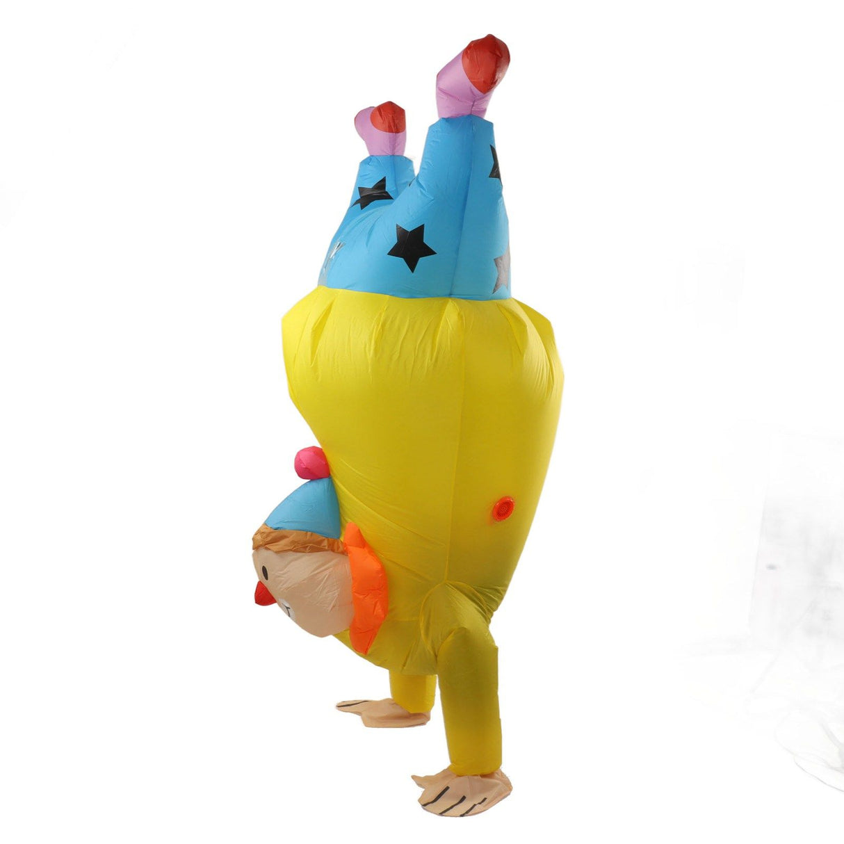 Adult Inflatable Handstand Clown Costume Halloween Upside Down Clown Inflatable Costume