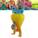 Adult Inflatable Handstand Clown Costume Halloween Upside Down Clown Inflatable Costume - Extra Image