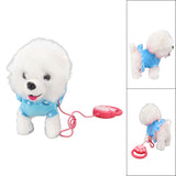Electronic Plush Dog Interactive Puppy Singing Walking Toy with Remote Control Leash Kids Toddler Birthday Gifts Blue - Extra Image