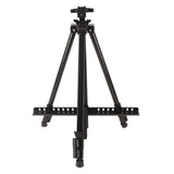 Artist Easel Stand Ferroalloy Adjustable Folding Tripod Display Easel for Drawing Painting Black