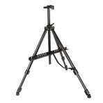 Artist Easel Stand Ferroalloy Adjustable Folding Tripod Display Easel for Drawing Painting Black