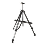 Artist Easel Stand Ferroalloy Adjustable Folding Tripod Display Easel for Drawing Painting Black