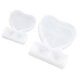 2PCS Heart Shape Photo Frame Mold Silicone Picture Mold DIY Personalized Photo Frame Mold for Home Decoration