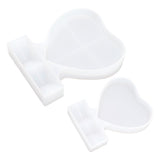 2PCS Heart Shape Photo Frame Mold Silicone Picture Mold DIY Personalized Photo Frame Mold for Home Decoration - Extra Image