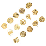 15pcs Wax Sealing Stamp Set Creative Special Shaped Sealing Wax Stamp Heads for Cards Envelopes Invitations Gift Packaging