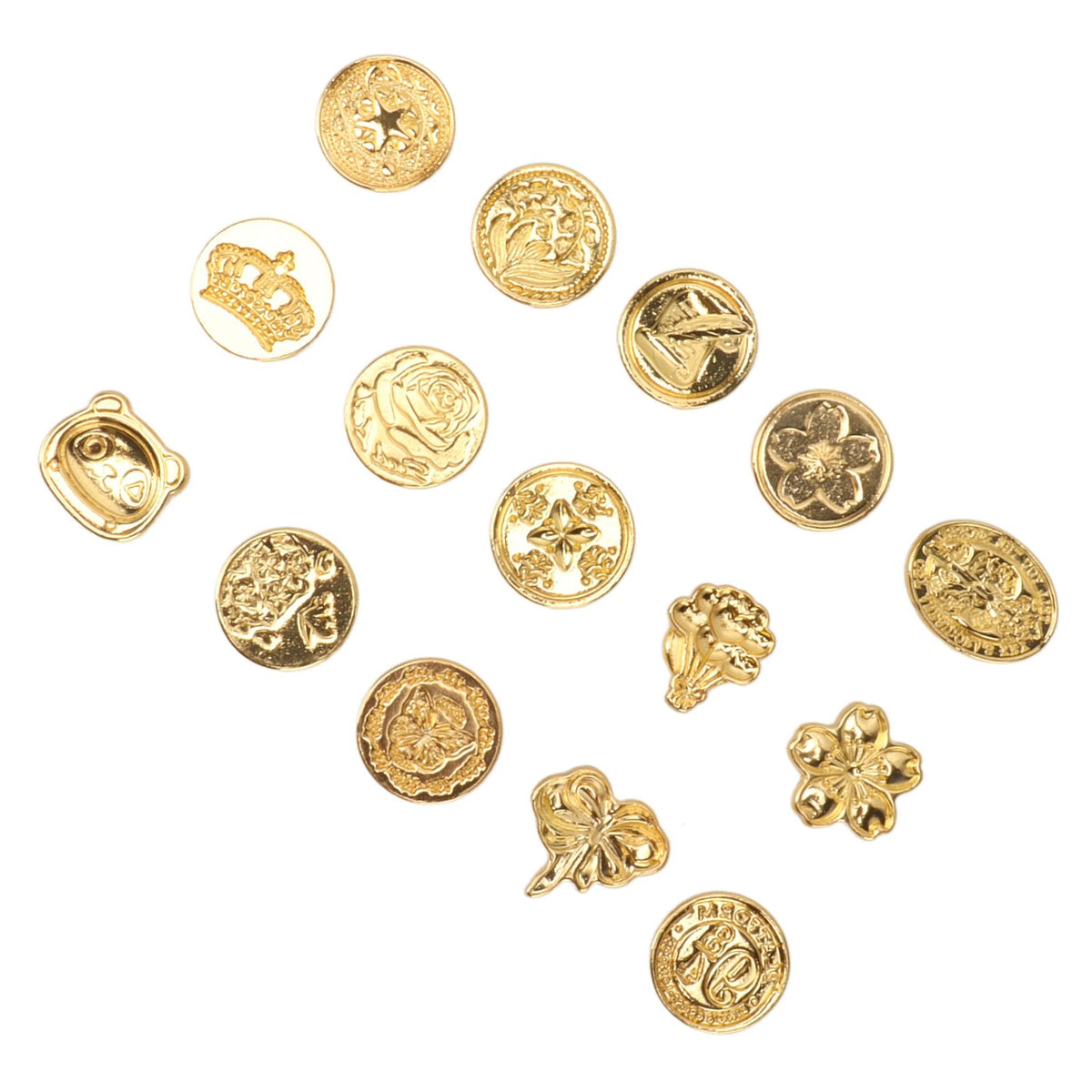 15pcs Wax Sealing Stamp Set Creative Special Shaped Sealing Wax Stamp Heads for Cards Envelopes Invitations Gift Packaging