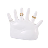 Ring Hand Holder All Round Display Fade Resistant Exquisite Hand Jewelry Display Stand for Bracelets Watches White