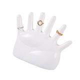 Ring Hand Holder All Round Display Fade Resistant Exquisite Hand Jewelry Display Stand for Bracelets Watches White