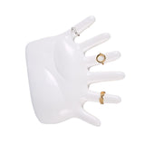 Ring Hand Holder All Round Display Fade Resistant Exquisite Hand Jewelry Display Stand for Bracelets Watches White