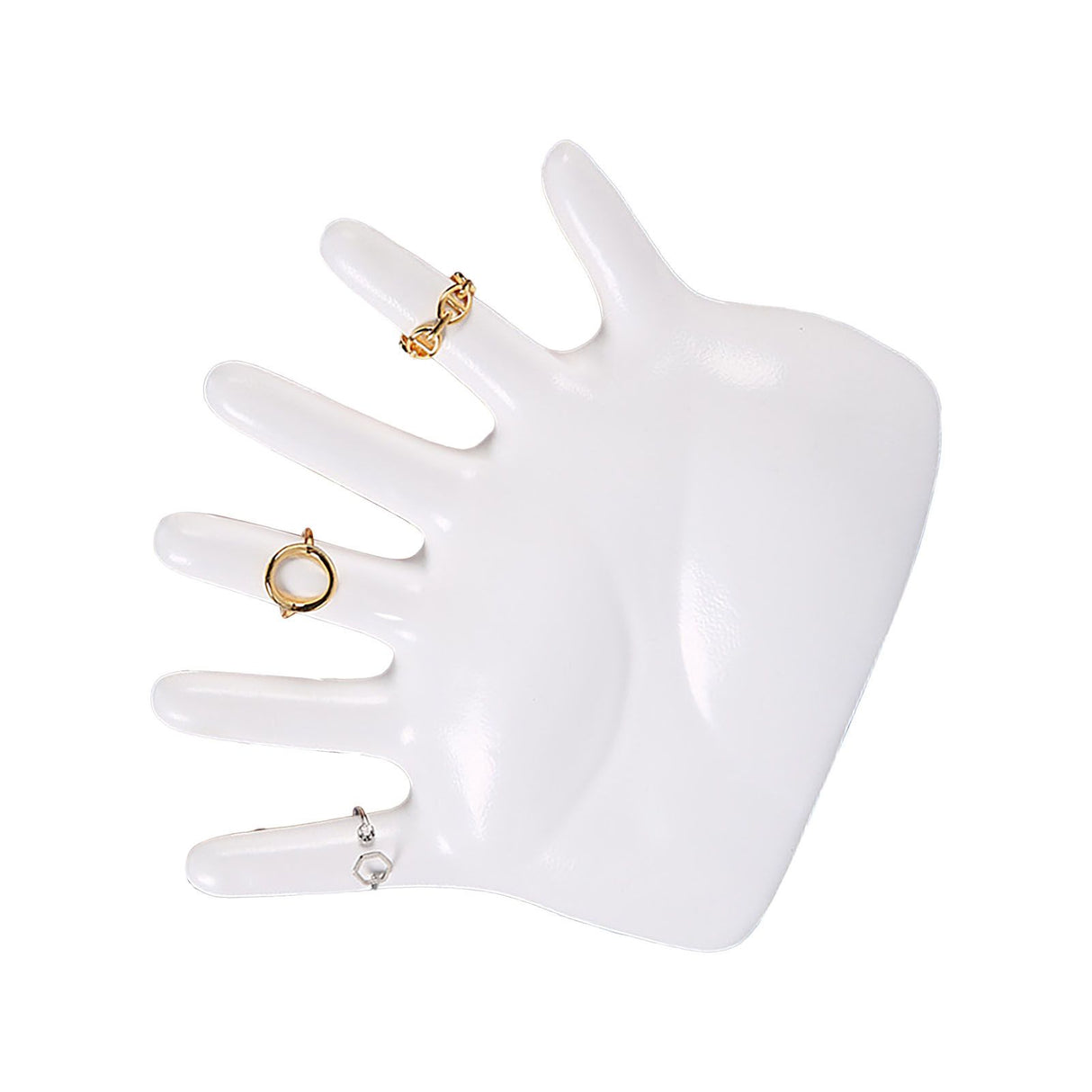 Ring Hand Holder All Round Display Fade Resistant Exquisite Hand Jewelry Display Stand for Bracelets Watches White