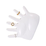 Ring Hand Holder All Round Display Fade Resistant Exquisite Hand Jewelry Display Stand for Bracelets Watches White