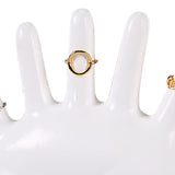 Ring Hand Holder All Round Display Fade Resistant Exquisite Hand Jewelry Display Stand for Bracelets Watches White - Extra Image