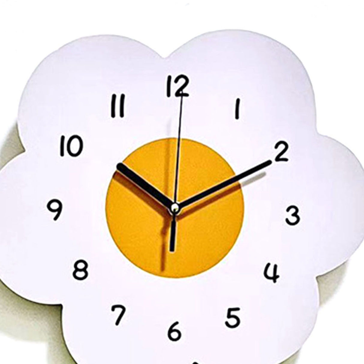 Flower Shaped Wall Clocks for Kids Cartoon Cute Exquisite Silent Wall Clock for Living Rooms Offices 30x40cm/11.8x15.7in