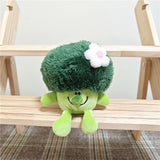 Plush Pendant Cute Broccoli Shape Stuffed Toy PP Cotton Vegetable Pendant for Keychain Keyring Bag Large