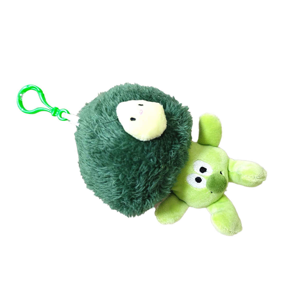 Plush Pendant Cute Broccoli Shape Stuffed Toy PP Cotton Vegetable Pendant for Keychain Keyring Bag Small