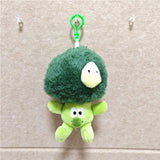 Plush Pendant Cute Broccoli Shape Stuffed Toy PP Cotton Vegetable Pendant for Keychain Keyring Bag Small