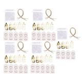 24 Set Baby Bottle Opener Zinc Alloy Cute Baby Bottle Shaped Bottle Opener Baby Shower Return Gift for Baby Shower Party Golden
