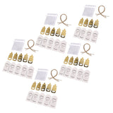 24 Set Baby Bottle Opener Zinc Alloy Cute Baby Bottle Shaped Bottle Opener Baby Shower Return Gift for Baby Shower Party Golden