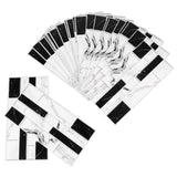 27PCS Kitchen Wallpaper Tile Self Adhesive PVC Wear Resistant White Black Faux Brick for Home Bathroom - Close-Up Angle