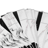 27PCS Kitchen Wallpaper Tile Self Adhesive PVC Wear Resistant White Black Faux Brick for Home Bathroom - Extra Image
