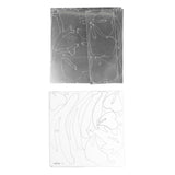 2 Sets 3D Acrylic Mirror Wall Stickers Innovative Flower Rattan Mirror Wall Decal for Living Room TV Background Wall