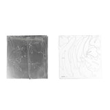 2 Sets 3D Acrylic Mirror Wall Stickers Innovative Flower Rattan Mirror Wall Decal for Living Room TV Background Wall