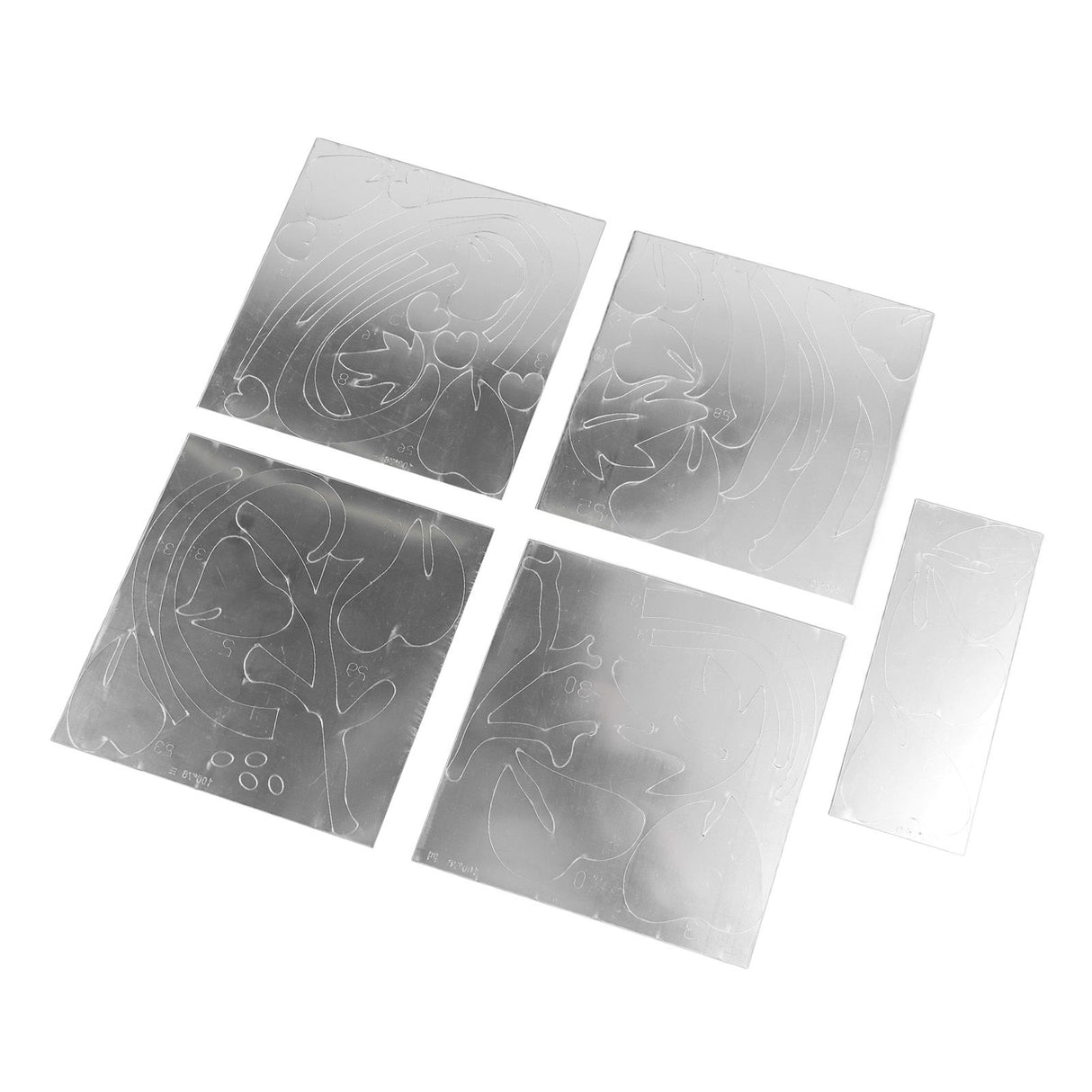 2 Sets 3D Acrylic Mirror Wall Stickers Innovative Flower Rattan Mirror Wall Decal for Living Room TV Background Wall