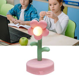 Table Lamp Cute Flower Night Light Portable Desk Lamp Decorative for Office Dorm Decor Pink - Extra Image