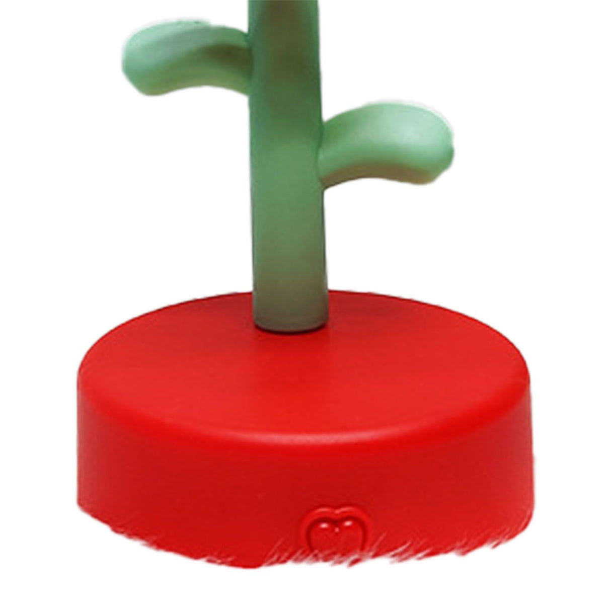 Table Lamp Cute Flower Night Light Portable Desk Lamp Decorative for Office Dorm Decor Red