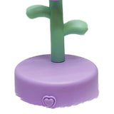 Table Lamp Cute Flower Night Light Portable Desk Lamp Decorative for Office Dorm Decor Purple - Extra Image