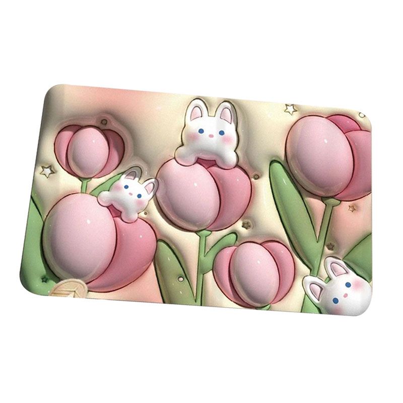 Diatomaceous Earth Floor Mat 3D Visual Water Absorbent Fast Drying Floor Mat for Bathroom H22