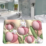 Diatomaceous Earth Floor Mat 3D Visual Water Absorbent Fast Drying Floor Mat for Bathroom H22