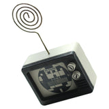 Place Card Holder Cute Shape Retro Wood Table Picture Holder Card Holder Memo Clip Holder for Home and Office TV