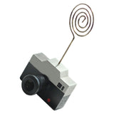 Place Card Holder Cute Shape Retro Wood Table Picture Holder Card Holder Memo Clip Holder for Home and Office Camera