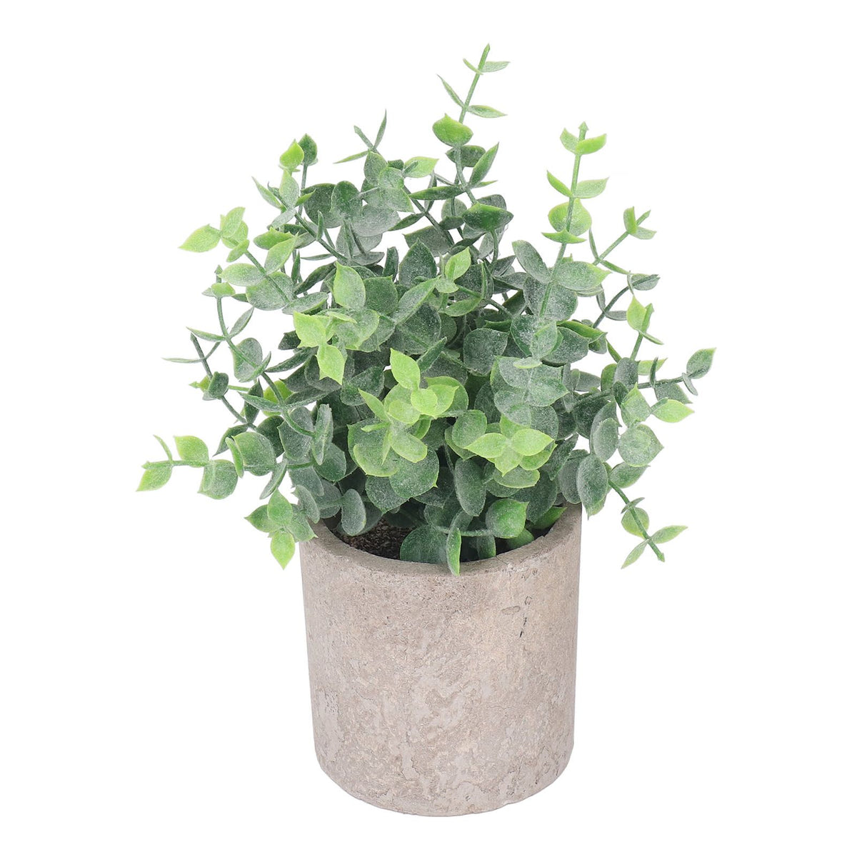 3 Pack Artificial Pot Plant Decorative Fake Faux Potted Eucalyptus Plants for Desktop Office