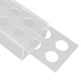Clear Acrylic Flower Vase Multi Holes Elegant Decorative Long Rectangle Vase for Wedding Home Dining Table Decor 30cm/11.7in