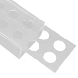 Clear Acrylic Flower Vase Multi Holes Elegant Decorative Long Rectangle Vase for Wedding Home Dining Table Decor 40cm/15.7in - Extra Image