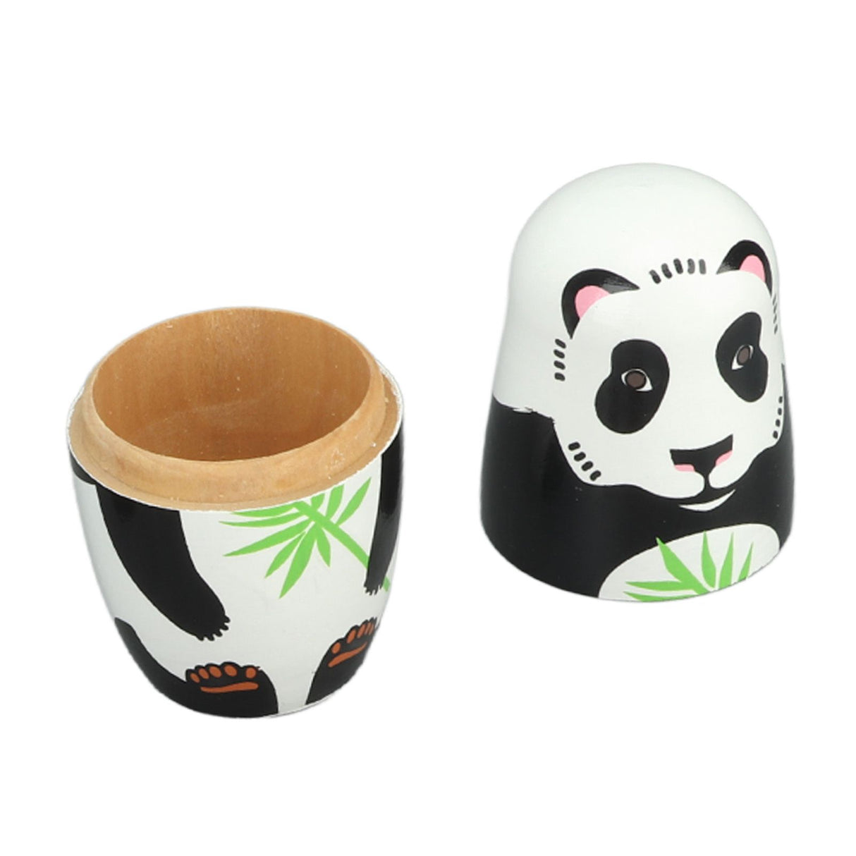 Wooden Animal Nesting Dolls Handcrafted 5 Layer Cute Painted Russian Nesting Dolls Toy Gift for Girls Boys Birthday