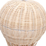 Woven Hot Air Balloon Handcrafted Exquisite Details Rattan Weaving Decoration for Kids Room Party Photo Prop - Extra Image