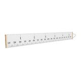 Kids Growth Chart Accurate Baby Height Growth Chart Ruler Removable Canvas Wall Hanging Measurement Chart for Home Classic White - Front View